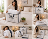 WSOKO FIBAR All Season Comforter Quilt | 150-400 GSM Soft Microfiber Filling | Lightweight AC Blanket & Duvet | Premium Hotel Quality Bedding for Home, Hotel & PG | White/Silver Grey | 90X100 Inches